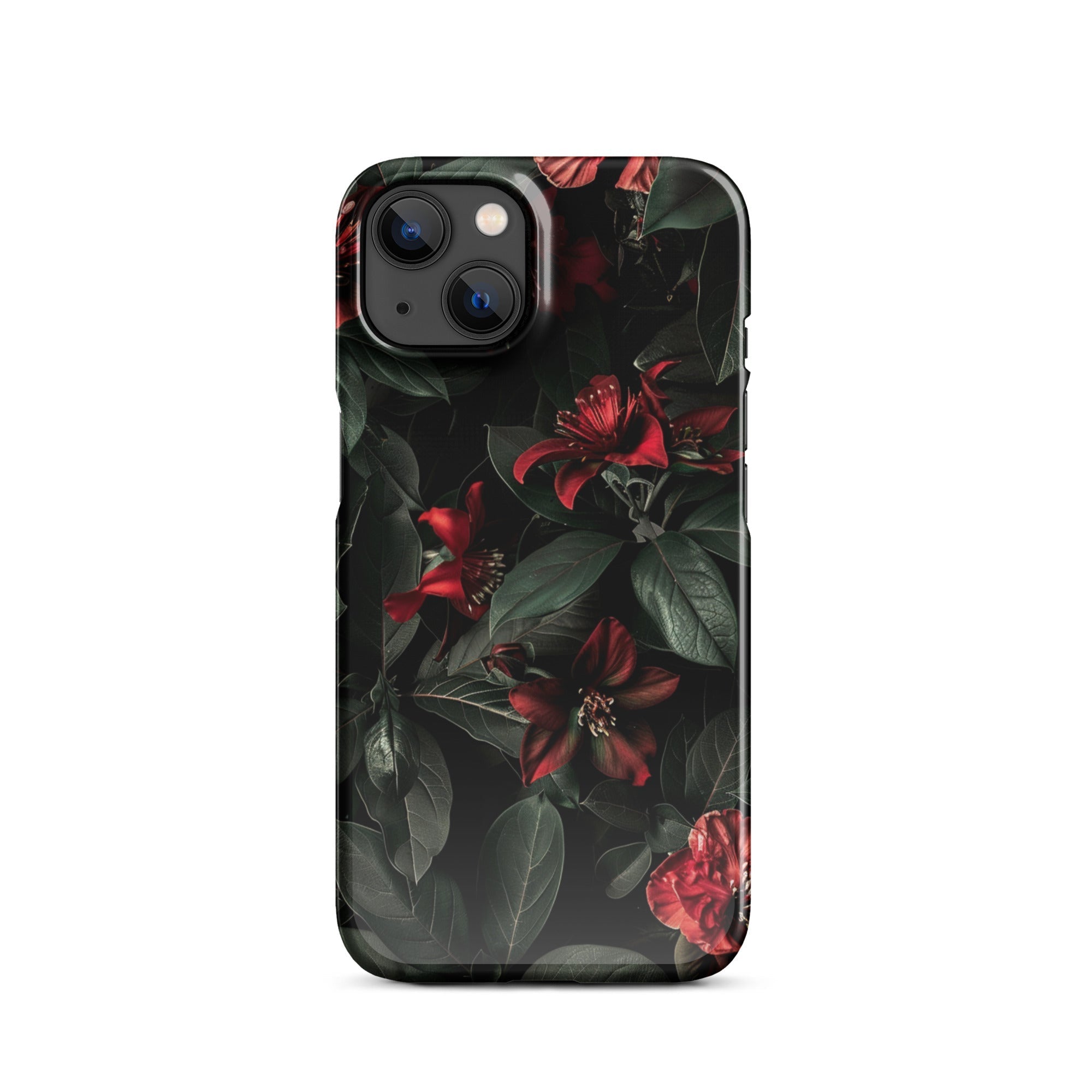 Dark Floral Phone case for iPhone-16