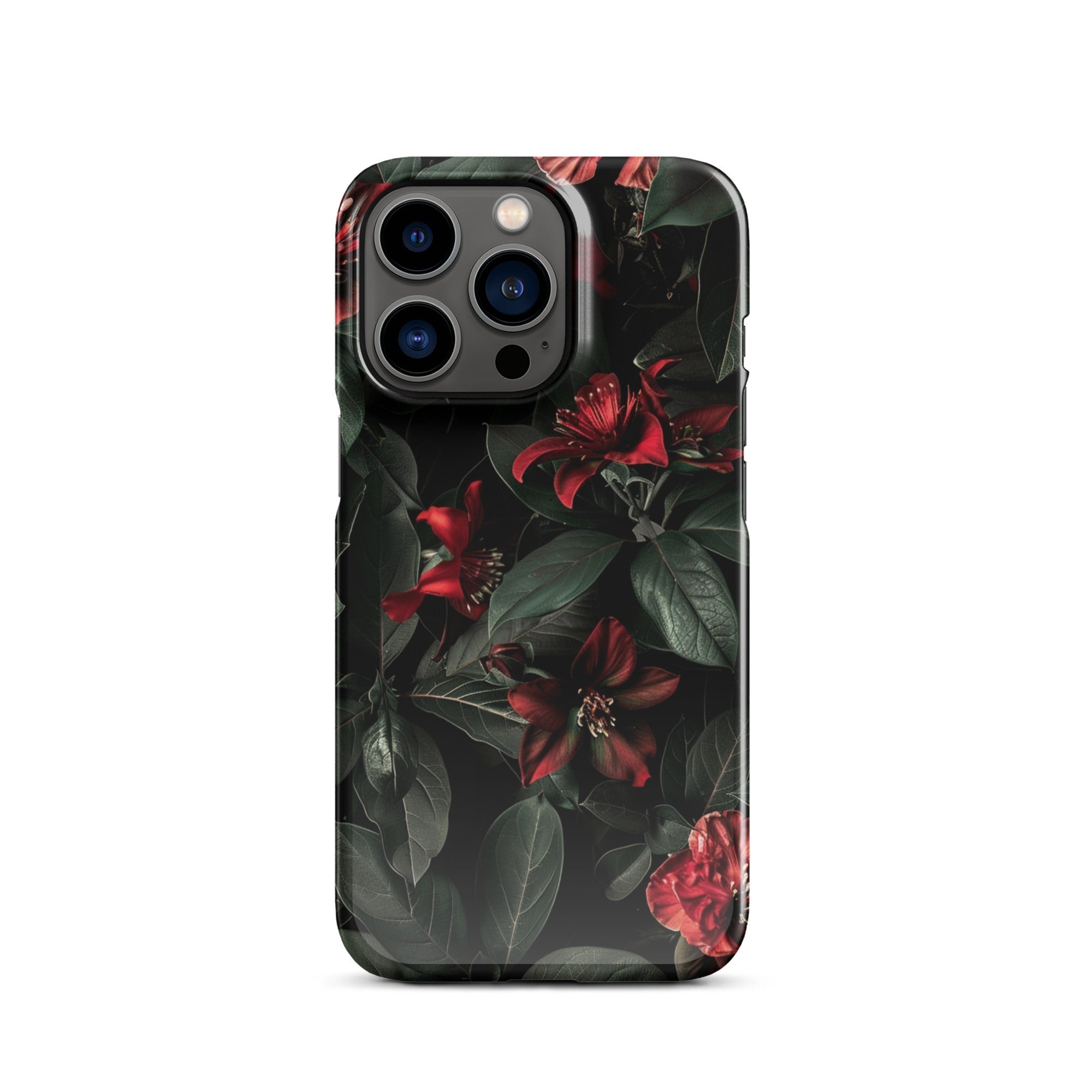 Dark Floral Phone case for iPhone-18