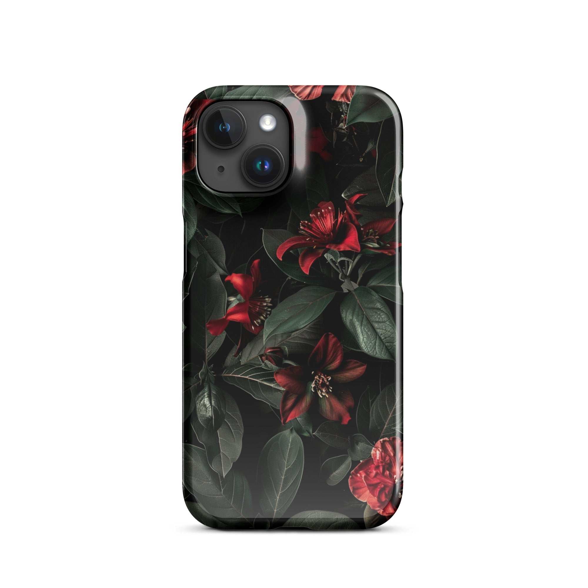 Dark Floral Phone case for iPhone-30