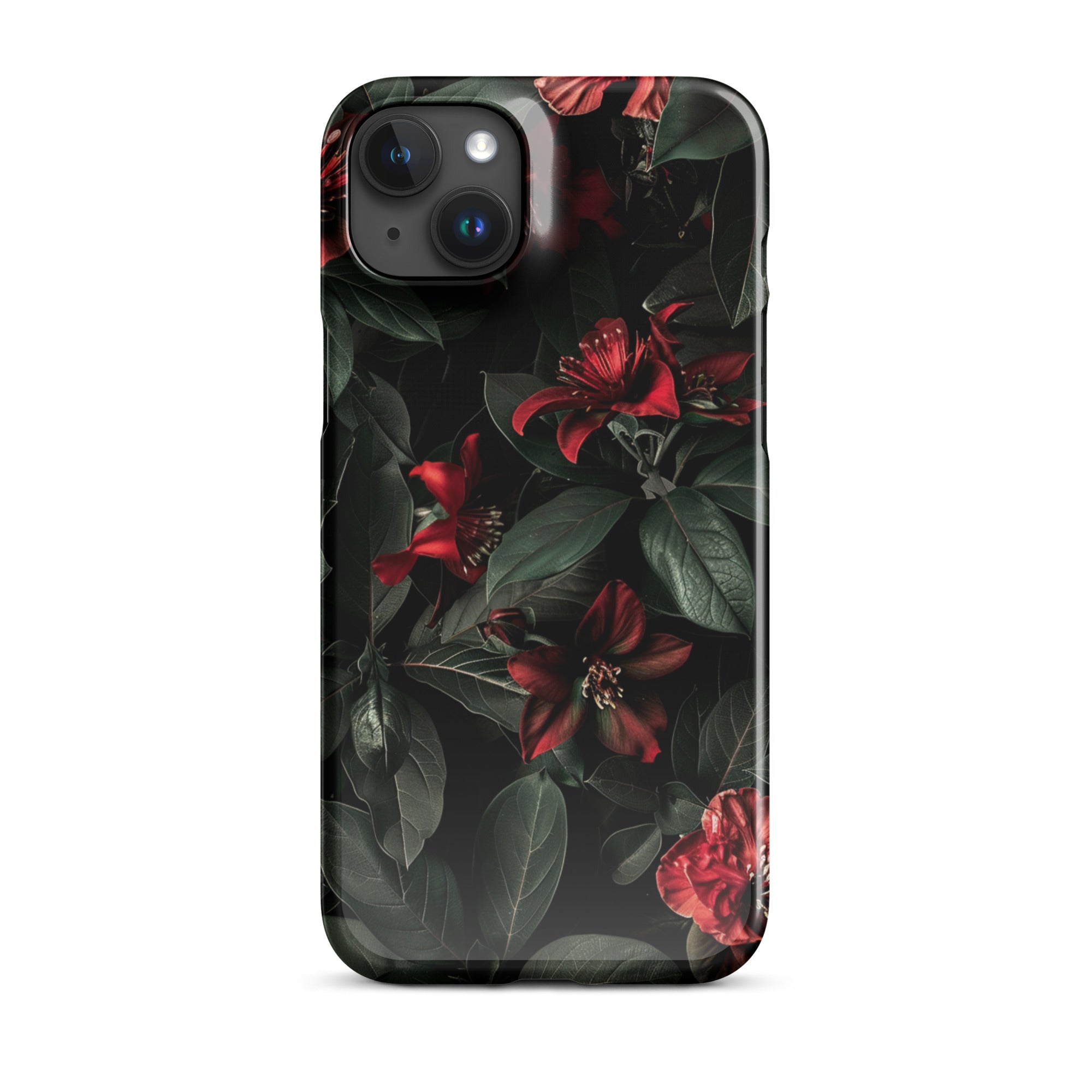 Dark Floral Phone case for iPhone-32