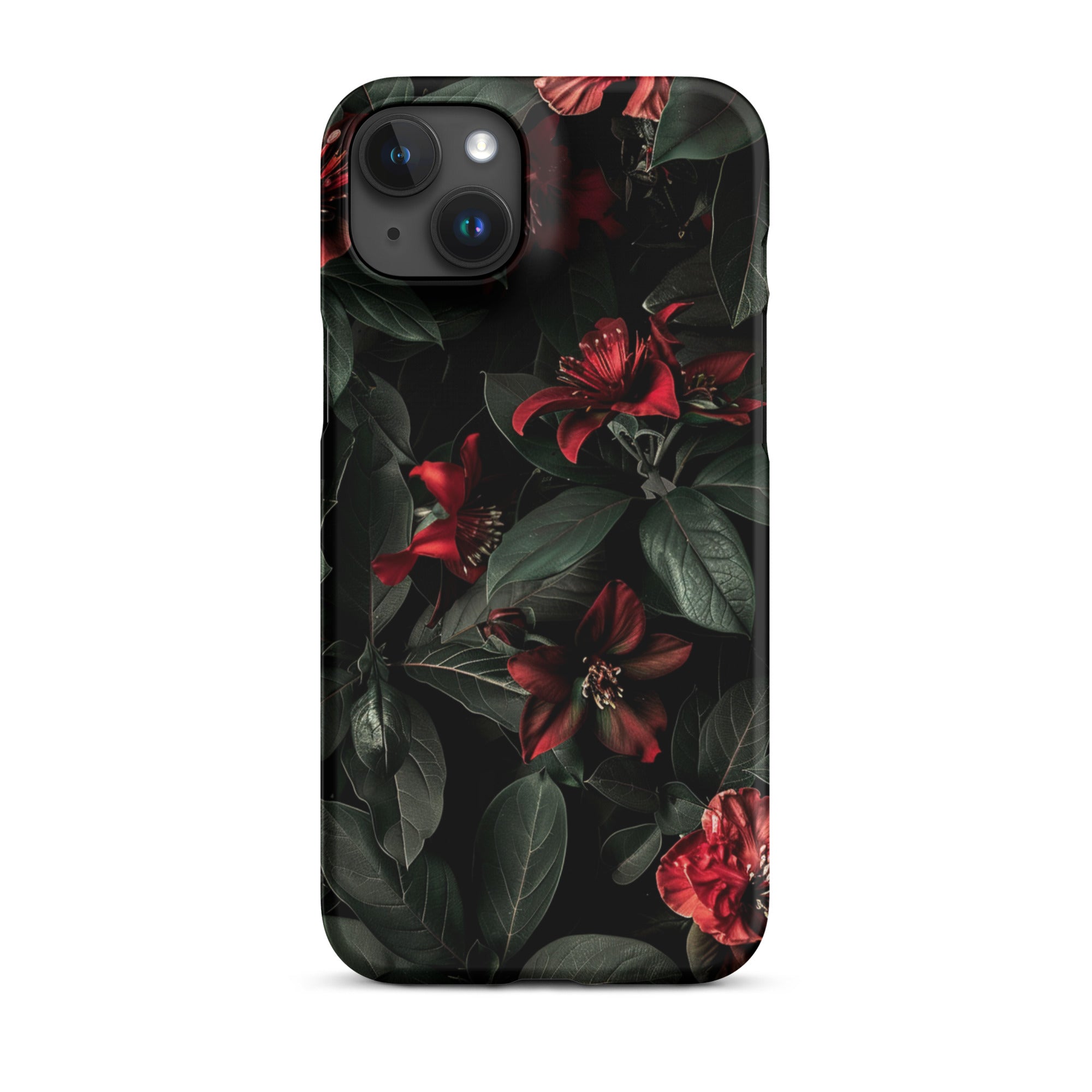 Dark Floral Phone case for iPhone-33